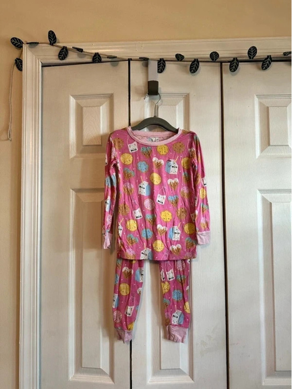 Little Sleepies milk and cookies pj set, 3T